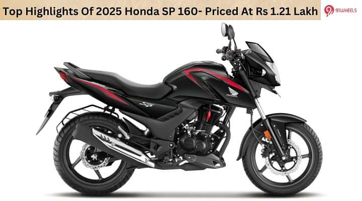 Top Highlights Of 2025 Honda SP 160- Priced At Rs 1.21 Lakh