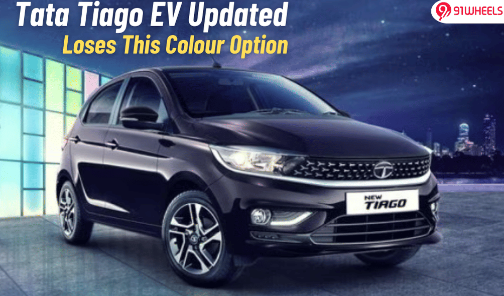 You Will Not Be Able To Buy This Colour With The Tata Tiago EV Anymore You Will Not Be Able To Buy This Colour With The Tata Tiago EV Anymore