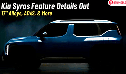 Kia Syros Top Variant Features Leaked; ADAS, 17" Alloys And More