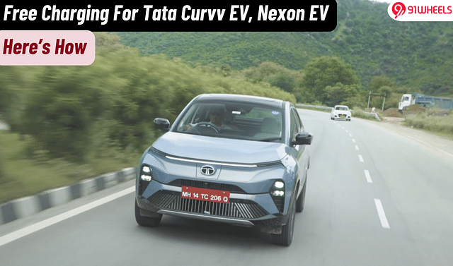 Tata Curvv EV, Nexon EV To Get Free Charging For 6 Months: Here's How