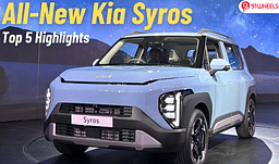 All-New Kia Syros Top Highlights: Engine Options, Features, & More