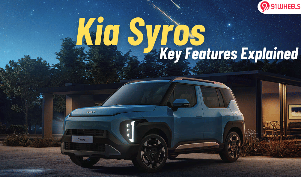 Kia Syros Key Features Explained: Panoramic Sunroof, ADAS & More Kia Syros Key Features Explained: Panoramic Sunroof, ADAS & More