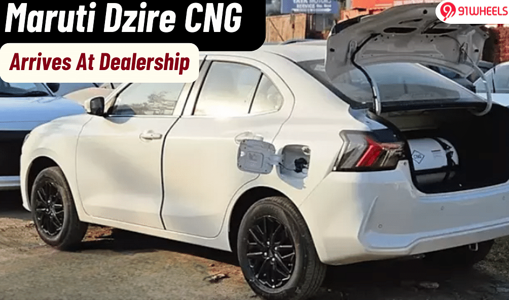 New Maruti Dzire CNG Now Arriving At Dealerships; Check Images