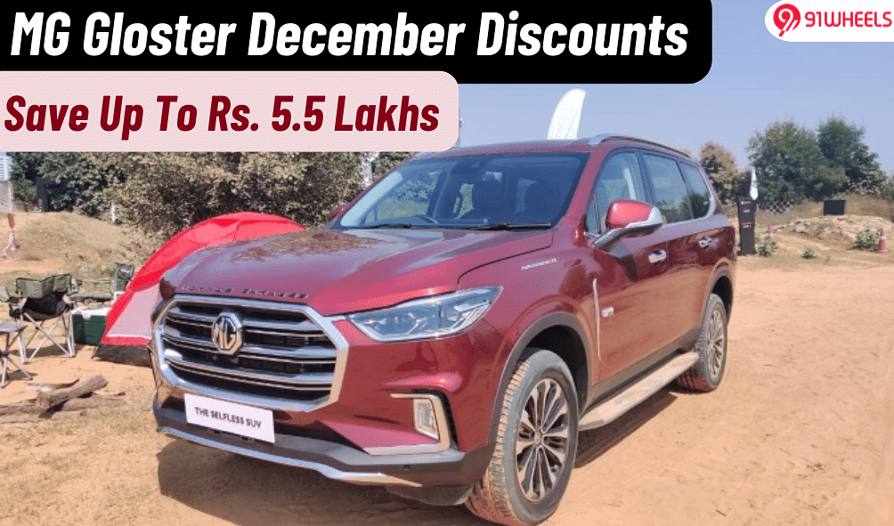 MG Gloster Available With Massive Year-End Discounts Of Up To Rs. 5.5L