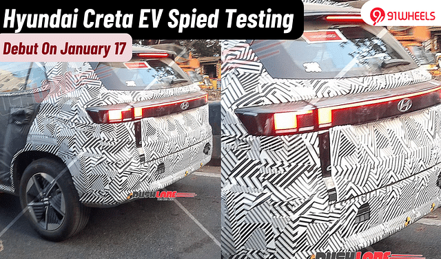 Hyundai Creta EV Spied Ahead Of India Debut On 17 Jan