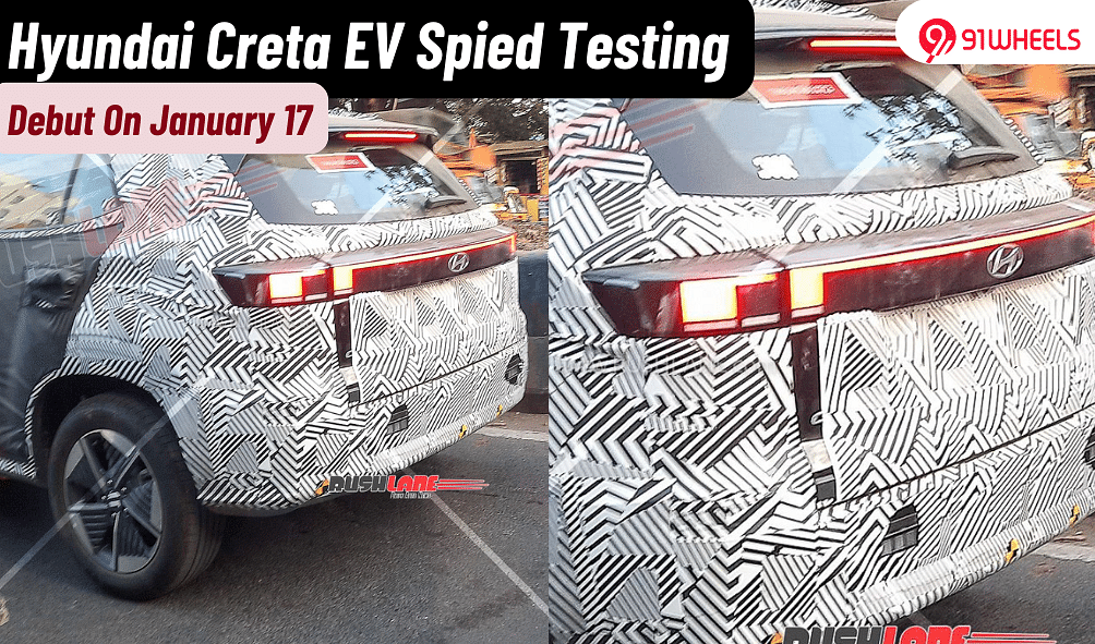 Hyundai Creta EV Spied Ahead Of India Debut On 17 Jan