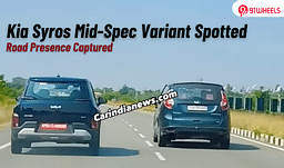 Kia Syros Mid-Variant Spotted On Road; Impressive Road Presence!