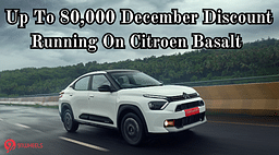 Up To 80,000 December Discount Running On Citroen Basalt