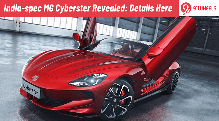 India spec MG Cyberster Revealed: All We Know So Far