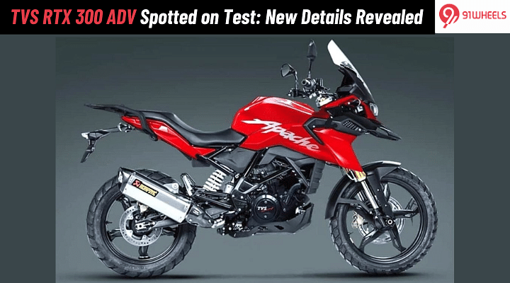 TVS RTX 300 ADV Spotted on Test: New Details Revealed