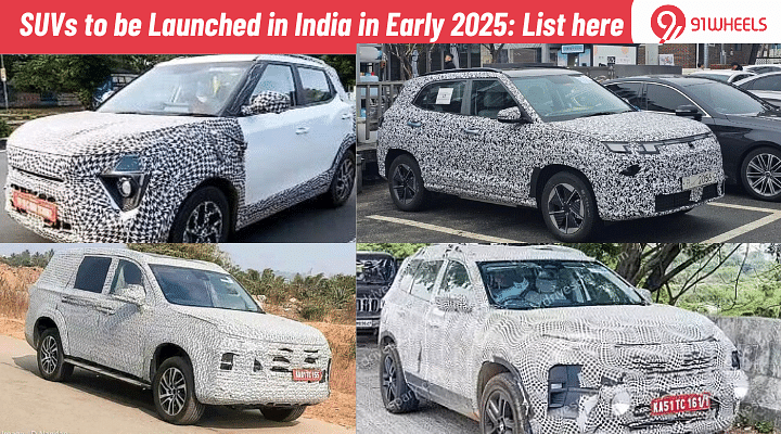 SUVs to be Launched in India in Early 2025