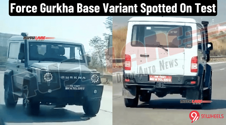 Is A New Force Gurkha Base Variant In Works? New Test Mule Spotted