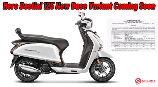 Hero Destini 125 To Get A New LX Variant Upon Launch - New Details Emerged Hero Destini 125 To Get A New LX Variant Upon Launch - New Details Emerged