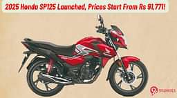 2025 Honda SP125 Launched, Prices Start From Rs 91,771!