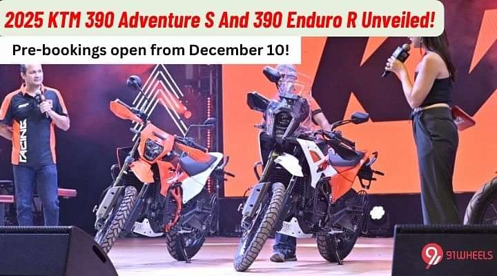 2025 KTM 390 Adventure S And 390 Enduro R Unveiled At India Bike Week!