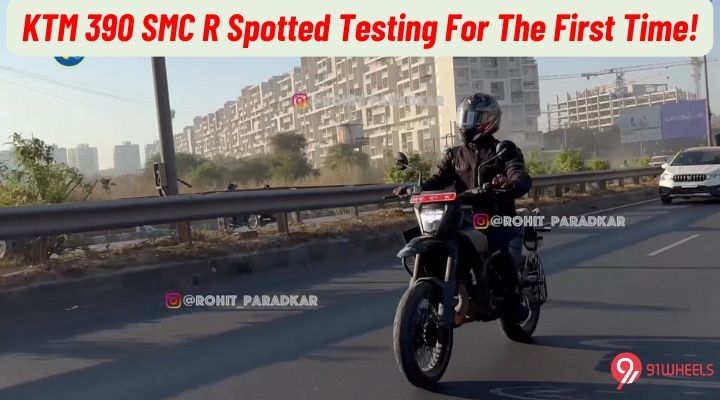 KTM 390 SMC R Spotted In India For The First Time! KTM 390 SMC R Spotted In India For The First Time!