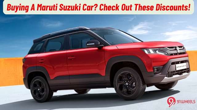 Buying A Maruti Suzuki Car? Get Discounts Of Upto Rs 90,000!