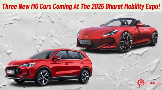 MG Motor India To Unveil Three New Cars At The Bharat Mobility Expo!