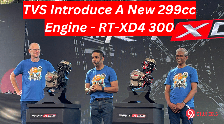 TVS Introduce A New 299cc Engine - RT-XD4 300