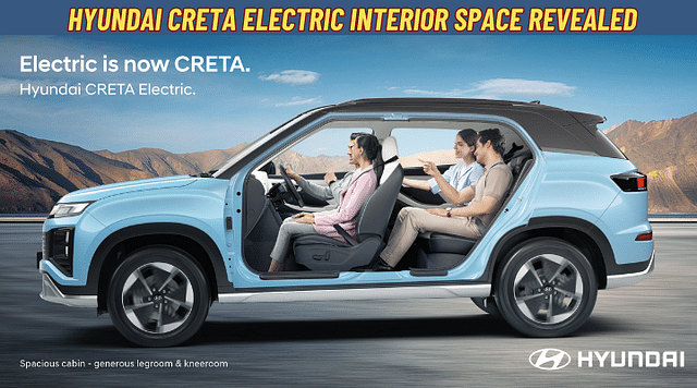 Hyundai Creta Electric Interior Space Revealed - To Get Seat Walk-in Function And More