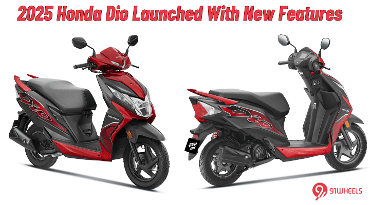 2025 Honda Dio Launched Rs 74,930, Gets OBD2B Engine & New Features