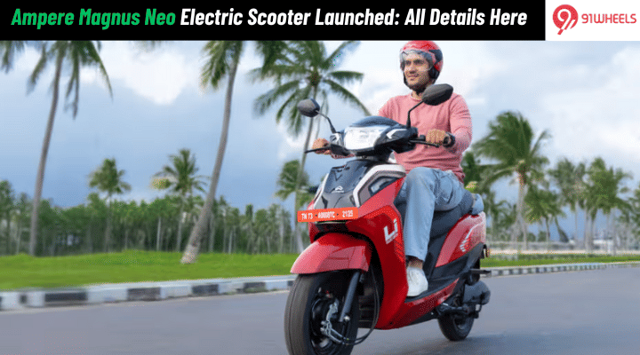 Ampere Magnus Neo Electric Scooter Launched: All Details Here Ampere Magnus Neo Electric Scooter Launched: All Details Here