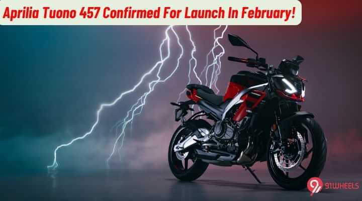 Aprilia Tuono 457 Launch Confirmed In February! Aprilia Tuono 457 Launch Confirmed In February!