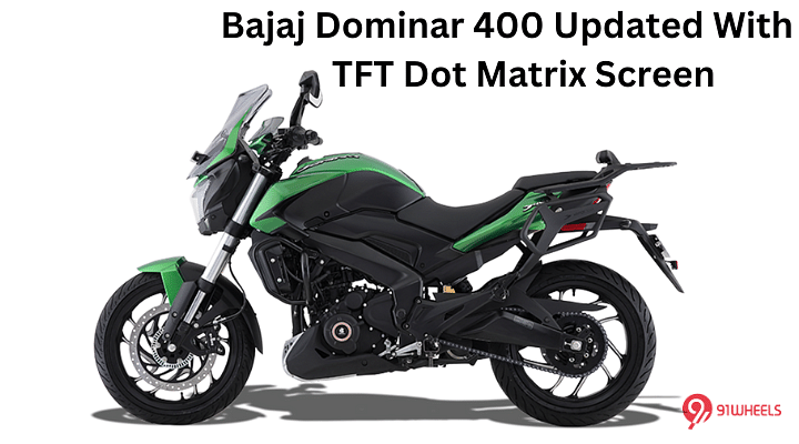 A New LCD Instrument Cluster Spotted On 2025 Bajaj Dominar 400