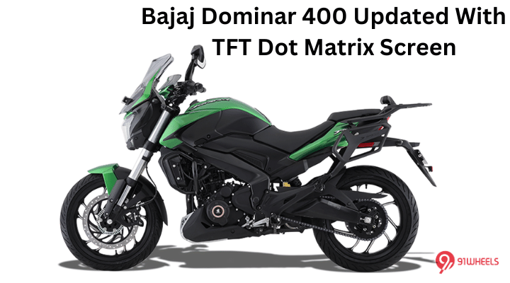 A New LCD Instrument Cluster Spotted On 2025 Bajaj Dominar 400 A New LCD Instrument Cluster Spotted On 2025 Bajaj Dominar 400