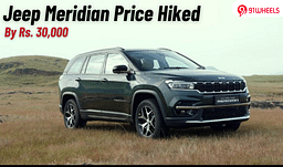 Jeep Meridian Price Hiked By Up To Rs. 30,000 From January 2025