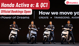 Honda Activa e: & QC1 Electric Scooter Bookings Officially Open