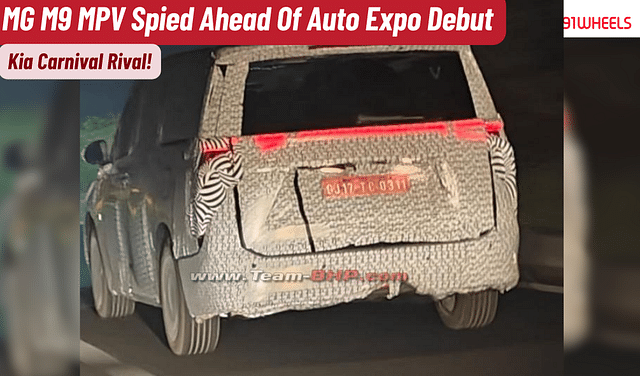 MG M9 EV MPV Spied Testing Ahead Of Debut At Auto Expo 2025