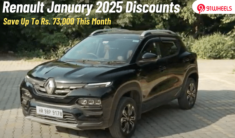 Renault Kwid, Triber, & Kiger  Discounts Of Up To Rs. 73,000 This January