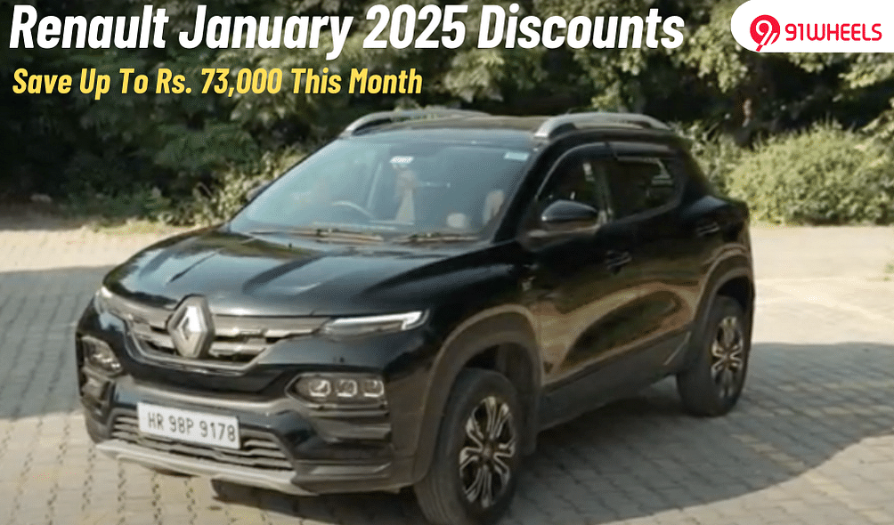 Renault Kwid, Triber, & Kiger  Discounts Of Up To Rs. 73,000 This January