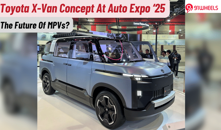 Toyota X-Van Electric Concept Showcased At The Auto Expo 2025