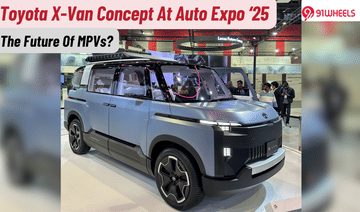 Toyota X-Van Electric Concept Showcased At The Auto Expo 2025 Toyota X-Van Electric Concept Showcased At The Auto Expo 2025