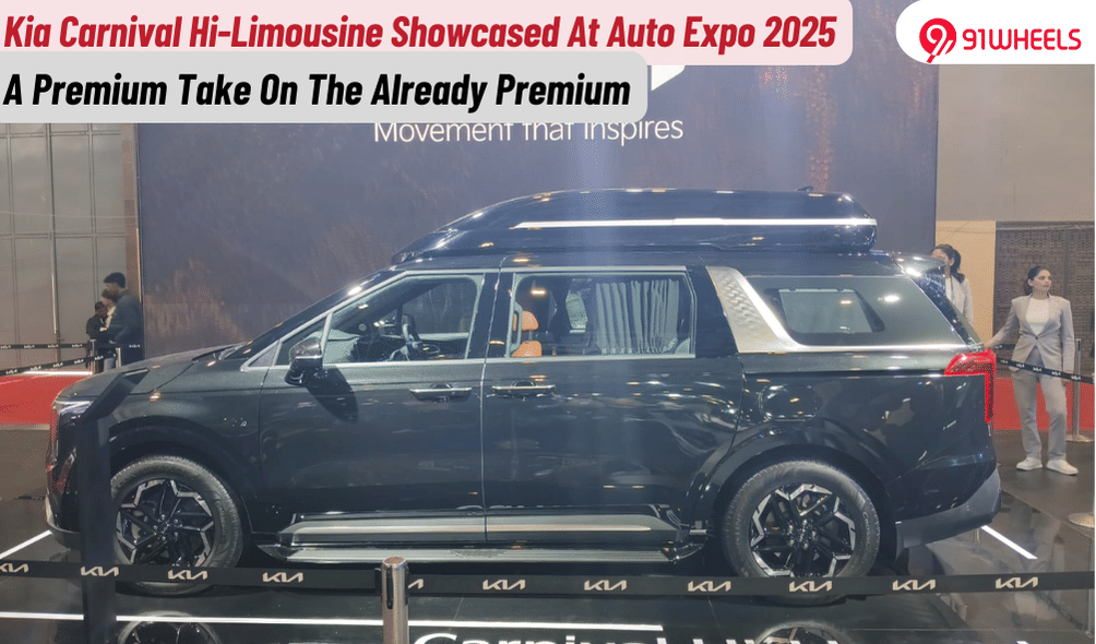 Kia Carnival Hi-Limousine Showcased At The Auto Expo; MPV Goes Premium Kia Carnival Hi-Limousine Showcased At The Auto Expo; MPV Goes Premium
