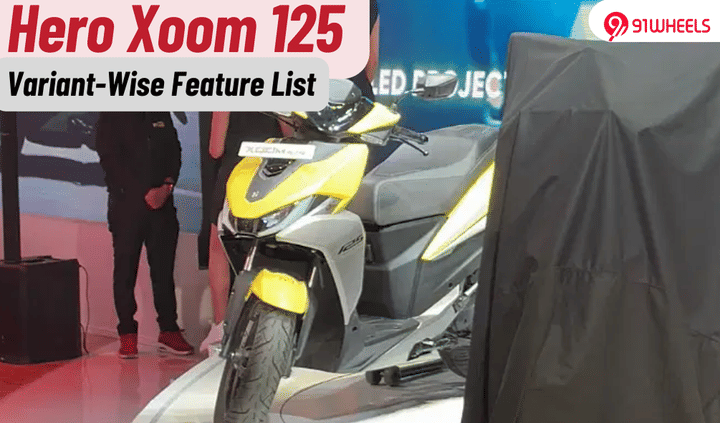 Hero Xoom 125 Variant Wise Features Explained; Digital Cluster, USB Charging & More Hero Xoom 125 Variant Wise Features Explained; Digital Cluster, USB Charging & More
