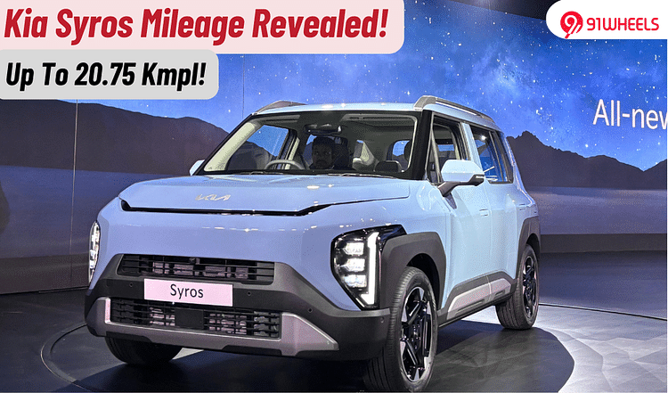 BREAKING! Kia Syros Mileage Finally Revealed; Claimed Mileage Of Upto 20.75 Kmpl