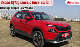 Skoda Kylaq Base-Spec Classic Variant Bookings To Reopen On 27th Jan