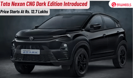 Tata Nexon CNG Dark Edition Priced At Rs 12.7 Lakhs