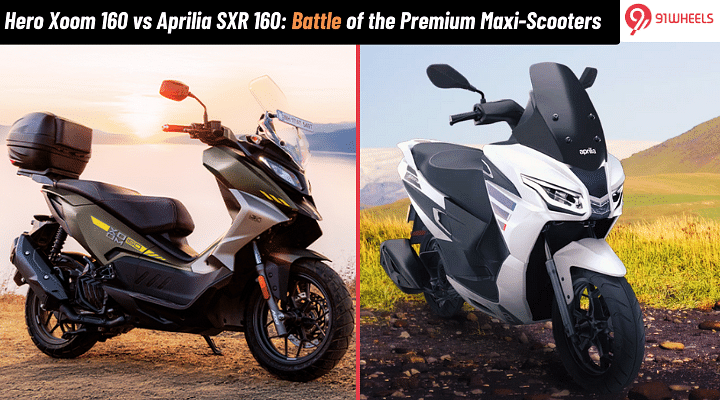 Hero Xoom 160 vs Aprilia SXR 160: Battle of the Premium Maxi-Scooters