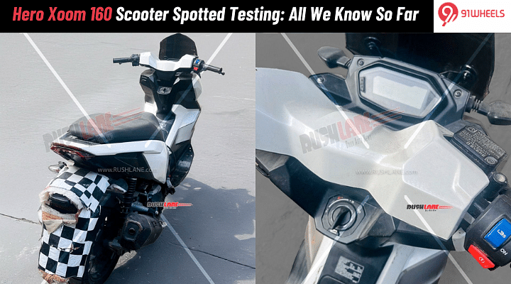 Hero Xoom 160 Scooter Spotted Testing: All We Know So Far