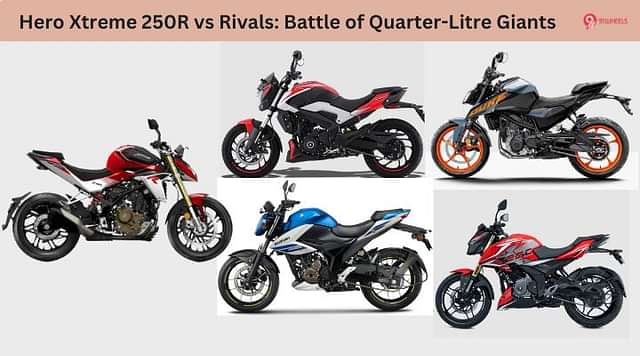 Hero Xtreme 250R vs Rivals: Battle of Quarter-Litre Giants