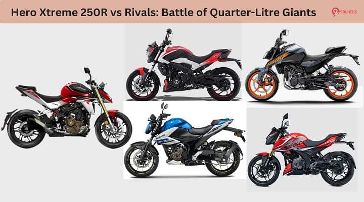 Hero Xtreme 250R vs Rivals: Battle of Quarter-Litre Giants