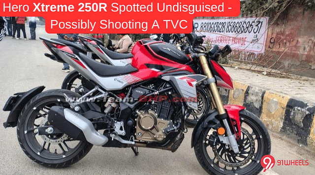 Hero Xtreme 250R Spotted Undisguised - Possibly Shooting A TVC