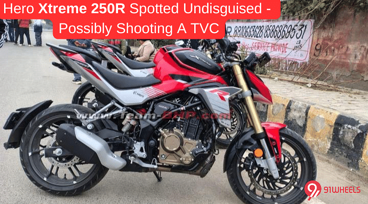 Hero Xtreme 250R Spotted Undisguised - Possibly Shooting A TVC