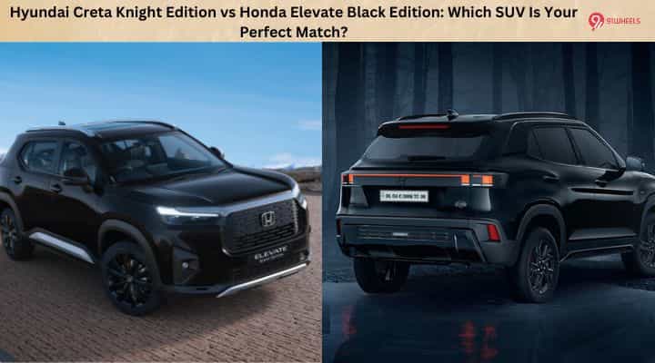 Hyundai Creta Knight Edition vs Honda Elevate Black Edition: Which SUV Is Your Perfect Match? Hyundai Creta Knight Edition vs Honda Elevate Black Edition: Which SUV Is Your Perfect Match?