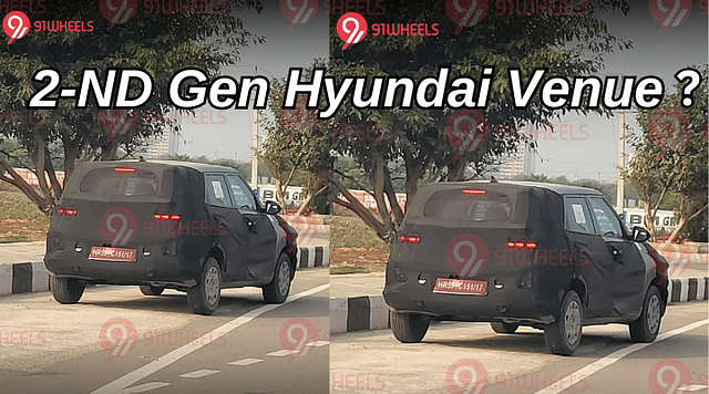 2nd-Generation Hyundai Venue Spied Testing In India For The First Time