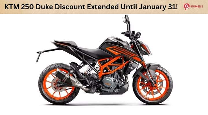 KTM 250 Duke Discount Extended Until January 31!